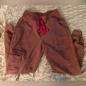 Figs Brown Technical Collection Scrub Pants